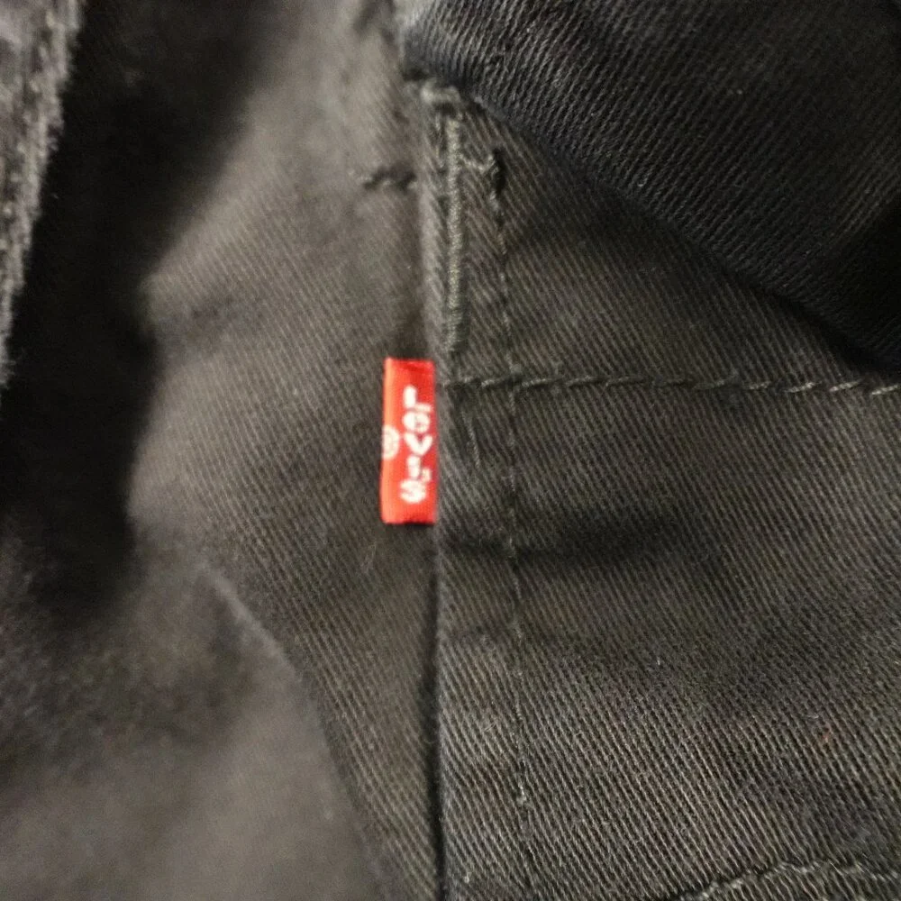 Levi's Cargo Shorts men's 33 black red tab‎ 11
